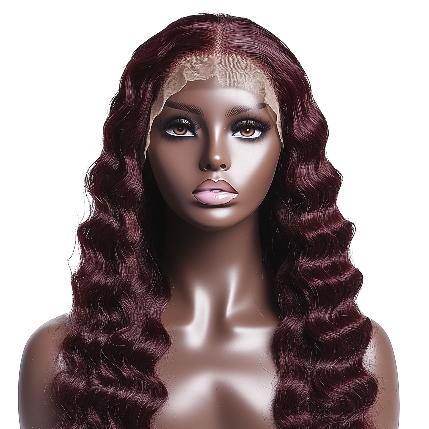 Deepwave Burgundy Wig